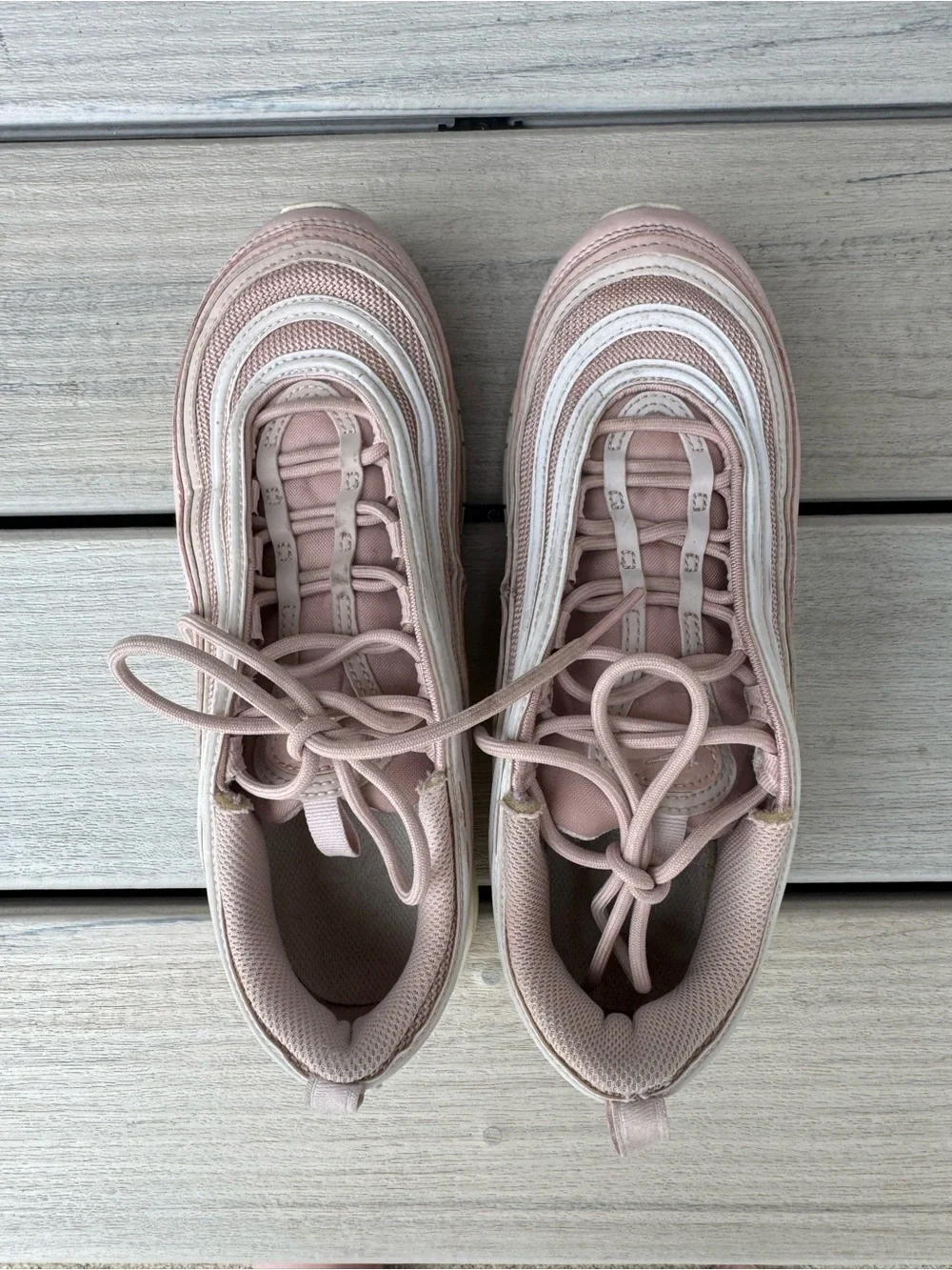 Nike Women’s Air Max 97 in Light Pink and White - Picture 2 of 8